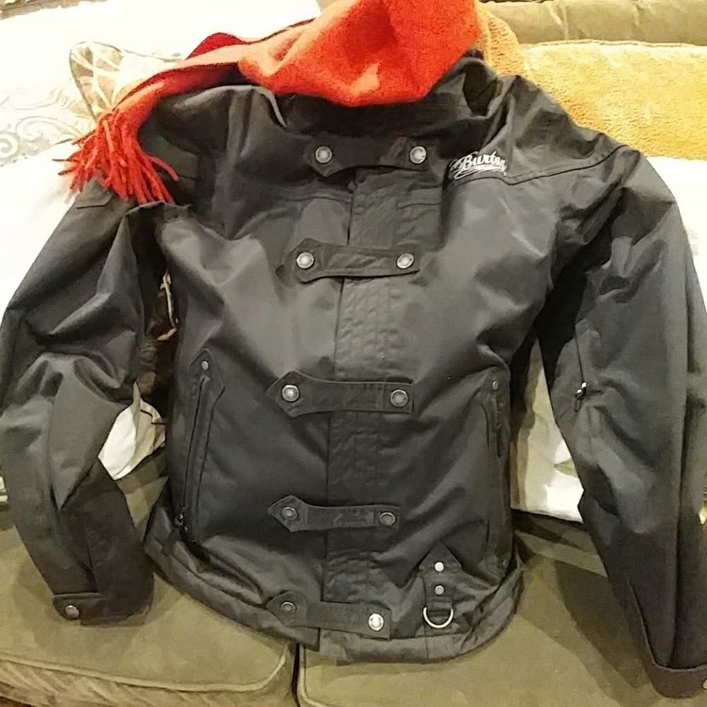 Burton black  hooded snowboard ski jacket